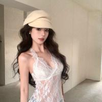 ราคา XANLYSHE เสื้อกล้ามสายเดี่ยวลูกไม้คล้องคอไซส์ใหญ่สำหรับสาวอวบเสื้อตัวเล็กใส่ด้านในลูกไม้ใส่ด้านนอกสำหรับใส่ในฤดูใบไม้ร่วง (24453918959)