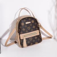 ราคา FXSAXUNN Fashion Printed Women Small Backpack Waterproof Double Layer Large Capacity Shoulder Bag Casual Daily Cell Phone Coin Purse (24564799906)