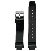 ราคา เหมาะสำหรับสาย Casio นาฬิกาข้อมือ LRW 250H LX 500H เรซิ่นสายนาฬิกายางสีขาวชมพู12มม (23175420631)