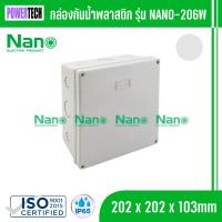 ราคา Nano กล่องไฟ บล็อกกันน้ำ กล่องกันน้ำ อย่างดี สีขาว มีให้เลือกหลายขนาด 2X4 4x4 6x6 5x10 6x8 8x8 8x12 ระหัส 201w 202w 203w 204w 205w 206w 207W (24507217900)