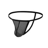 ราคา กางเกงในชายระบายอากาศกางเกงชั้นในมีกระเป๋าซีทรูตาข่ายเซ็กซี่จีสตริง (22636319302)