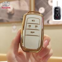 ราคา ซองใส่กุญแจรถยนต์ toyota wish innova camry vigo fortuner corolla altis yaris vios เคสกุญแจ (23284271830)