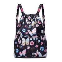 ราคา XUANYU Elephant Print Foldable Bag Light Weight Womens Drawstring Travel Backpack Large Capacity Handbag Mothers Waterproof Shopping Handbag (24415489802)