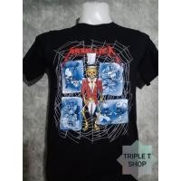 ราคา เสื้อยืดคอกลม สกรีนลาย METALLICA (7983377489)