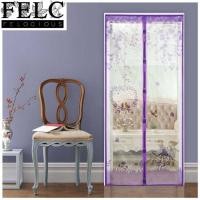 ราคา FELC 01 ถูกๆ ม่าน ม่านกันยุง ม่านแม่เหล็กกันยุง ม่านติดประตู มุ้งกันยุงติดประตู ม่านกันยุงสำเร็จรูป มุ้งประตูกันยุง มุ้ง 90 210cm (14318447570)