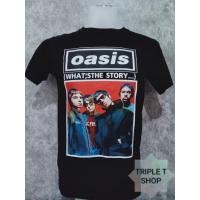 ราคา เสื้อยืดคอกลม สกรีนลาย OASIS (7983006616)