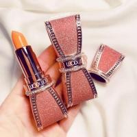 ราคา ลิปมันเปลี่ยนสี แท่งรูปโบว์ wodwod no 742 มี 2 สีให้เลือก (7555652858)