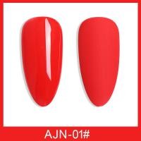 ราคา สีทาเล็บเจลโทนแดง ยาทาเล็บเจล ASฝาแหลม สีเจลทาเล็บ AJN (10602323277)