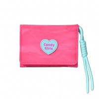 ราคา Love pattern wallet womens short folding bag multifunctional travel document bag (24178225283)