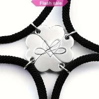 ราคา SHENHAO2 สร้อยข้อมือแม่เหล็กรูปใบโคลเวอร์สี่แฉกสำหรับผู้หญิงจำนวน4ชิ้นสร้อยข้อมือแม่เหล็กรูปหัวใจและเพื่อนที่ดีที่สุดตลอดกาลของขวัญเพื่อความโชคดี (24370885021)