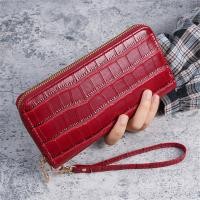 ราคา Belfoyer กระเป๋าสตางค์ลายจระเข้สำหรับสุภาพสตรีกระเป๋าใส่ซิปหนัง PU ยาวกระเป๋าถือแฟชั่นสำหรับงานเลี้ยง (24497652009)