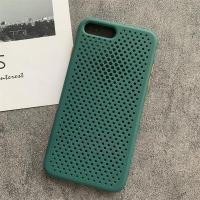 ราคา เคสโทรศัพท์ระบายความร้อนระบายอากาศได้เคสระบายความร้อนสำหรับ iPhone 6 6S 7 8 Plus SE 2 3 2020เคส TPU สีลูกกวาดนุ่มนวล (24336737951)