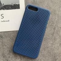 ราคา เคสโทรศัพท์ระบายความร้อนระบายอากาศได้เคสระบายความร้อนสำหรับ iPhone 6 6S 7 8 Plus SE 2 3 2020เคส TPU สีลูกกวาดนุ่มนวล (24336737916)