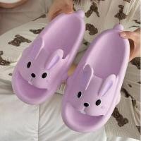 ราคา การจัดส่งในท้องถิ่น รองเท้าแตะกระต่าย รองเท้ารองเท้าแฟชั่นสวมของเด็ก สีสันสดใส ยางนิ่มมาก ใส่สบาย กระต่ายน่ารัก (24352863430)