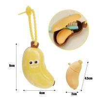 ราคา 2 in1ที่ใส่หัวแปรงแบบพกพาที่ครอบแปรงสีฟันออแกไนเซอร์จัดเก็บกล่องป้องกันลายการ์ตูนกล้วย (24557508313)