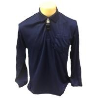 ราคา เสื้อคนงาน คอปกแขนยาว ยี่ห้อ Balafre บาลาเฟร่ New Way นิวเวย์ เนือนิ่มมาก ซับเหงื่อ แห้งไว คอตต้อน TC ขนาดฟรีไซส์ (17158196477)