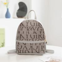 ราคา FXSAXUNN กระเป๋าสะพายหลังหนัง PU ขนาดเล็กสำหรับสุภาพสตรีกระเป๋าสะพายหลังพิมพ์ตัวอักษรแฟชั่นกระเป๋าสะพายไหล่ (24572516994)