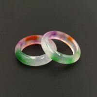 ราคา สีม่วงธรรมชาติสามสีแหวนหยกหยกหินควอตซ์หยกสีเหลืองของขวัญที่สวยงามแหวนหยก (23214342209)