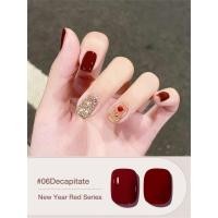 ราคา ยาทาเล็บเจล UV แดง15 มล สําหรับตกแต่งเล็บเจล สีทาเล็บเจล พร้อมส่ง doom (24582967717)