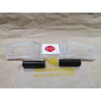 ราคา ฝาไฟเลี้ยวหน้า SUZUKI RC 100 ฝาใส งานเกรดโรงงาน งานดี ขายเป็นคู่ ราคาต่อคู่ (17246209337)