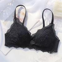 ราคา เสื้อชั้นในลูกไม้ ชุดชั้นในไร้โครง ฟองน้ำบาง ผ้านุ่ม ฟองนํ้านิ่มใส่สบาย ดีไซน์สวย เสื้อในและกางเกงในขายแยก (22235631234)