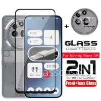 ราคา ฟิล์มกระจกนิรภัยป้องกันหน้าจอแบบ2 In 1สำหรับโทรศัพท์รุ่น Nothing 3a 3a Pro 3Apro Phone3a Phone3apro 2025คลุมทั้งหมดฟิล์มกันรอยด้านหน้าป้องกันหน้าจอฟิล์มเลนส์กล้องหลังกระจก (24093116182)