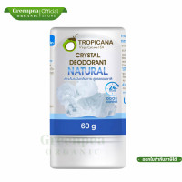 ราคา Tropicana โรลออน สารส้ม ระงับกลิ่นกาย Crystal Deodorant 24hours Odor Control 60g (20208063254)