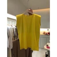ราคา YY16 ถูกมาก เสื้อยืดแขนกุด ใส่สบาย เสื้อยืดครอปคอกลม เสื้อครอปเอวลอย ครอปเอวลอย (22941967649)
