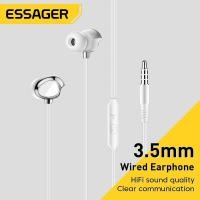 ราคา ESSAGER สเตอริโอเบสหูฟัง In Ear3 5mm ในหูหูฟังพร้อมไมโครโฟนสำหรับ Xiaomi ซัมซุงหัวเว่ย (16004421331)