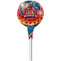 ราคา ลูกอมยักษ์ อมยิ้มยักษ์ ซุปเปอร์ป๊อบ มีลายให้เลือก Super Pop Biskio Candy 80g (18962786237)