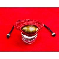 ราคา ข้อมือเบี้ยแก้ถักเชือกเทียนหลวงปู่ศิลา ด้านหลังมีโค้ด ปรับขนาดได้ (24474579755)