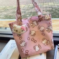 ราคา PIYU Fashion Tote Bag Cute Hello Kitty Tote Bag Japanese Trendy Sanrio Cartoon Tote Bag Large Capacity Canvas Tote Bag Multi Style Canvas Bag (23405164505)