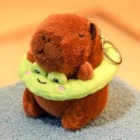 ราคา 12CM Capybara Plush Toy With Hanging Ring Dress Up Portable Stuffed Doll Kapibala Plush Toy Bag Luggage Ornament Birthday Gift For Girls (24110526639)