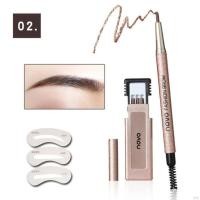 ราคา NOVO FASHION BROW Eyebrow 5146 โนโว ดินสอเขียนคิ้ว แบบหมุน แถมไส้ดินสอ บล๊อกคิ้ว 3 ชิ้น พร้อมไส้ดินสอเปลี่ยน3แท่ง (22352549808)