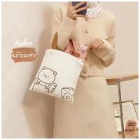 ราคา พร้อมส่ง มีเก็บเงินปลายทาง กระเป๋าผ้าสไตล์เกาหลี กระเป๋าผ้าวินเทจ มินิมอล กระเป๋าผ้าแคนวาส Do hight (19525572038)