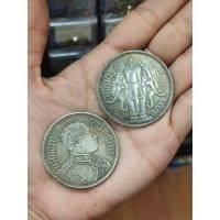 ราคา เหรียญที่ระลึกสยามมินทร์มหาวชิราวุธเหรียญ 1 บาทสยามรัฐพ ศ 2460 เนื้อเงินเก่า (22989801130)