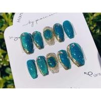 ราคา เล็บปลอม สีเจลแท้100 เล็บปลอมเจลแท้ สีลูกแก้วออโรร่า เล็บเจล เล็บปลอม เล็บปลอมสวย เล็บปลอมยาวแหลม (20907312022)