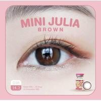 ราคา คอนแทคเลนส์ Mini Julia Gray Brown Light Brown ยี่ห้อ Kitty kawaii ค่าสายตาปกติ 700 (16629726498)