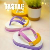 ราคา รองเท้าแตะเด็ก แฟชั่นเด็ก รองเท้าจิ๋ว รองเท้าเด็ก สไตล์ช้างดาว สีทูโทนชมพูม่วง รัดส้น (10599147315)