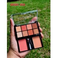 ราคา โอดีบีโอ ฟอร์ อายส์ ฟอร์ บลัชออน ODBO ODS01 ทาตาพาเลท และ ปัดแก้ม อายแชโดว์8สี บลัชออน2สี (14572792364)