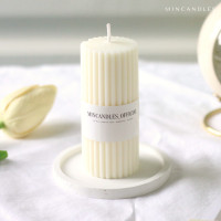 ราคา เทียนแท่งกลม เทียนหอม เทียนหอมมินิมอล เทียนตกแต่ง เทียนแต่งบ้าน เทียนหอมสายมู เทียนดินเนอร์ เทียนหอมไขถั่วเหลือง Soywax Candle (17417256715)