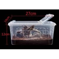 ราคา พร้อมส่ง Reptile Box กล่องเลี้ยงสัตว์เล็ก สัตว์เลื้อยคลาน แมงมุม ตุ๊กแก กบฮอร์นฟรอก งู (17775446239)