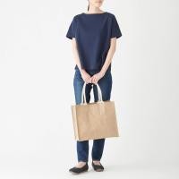 ราคา มูจิ กระเป๋าปอกระเจา MUJI Jute Bag A6 B5 A4 A3 (23490988591)