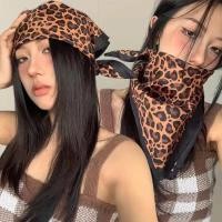 ราคา ส่งไวจากไทย ผ้าโพกผม ผ้าลายเสือกรามู ผ้าผูกคอ ผูกกระเป๋า พร้อมส่ง (24065020908)