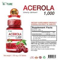 ราคา วิตามินซี อะเซโรล่า เชอร์รี่ สกัด 1000 มก วิตามินซีธรรมชาติ เดอะเนเจอร์ Acerola Cherry Extract 1000 mg 30 TABLETS (21678524308)