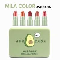 ราคา HH1109 ลิปสติกมินิ เซ็ต 5 ชิ้น MILA COLOR ลิปสติกเนื้อแมท ตลับเล็กพกพาง่าย ติดทนนาน (21073256840)