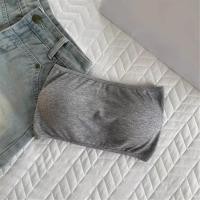 ราคา YIFAFA บราไร้สายรัดถ้วยที่คงที่บราไร้โครงเสื้อชั้นในสตรีไม่ให้ผิวสัมผัส (24450339795)