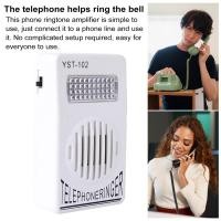 ราคา Zhaodunyuephw เครื่องขยายเสียงกริ่งโทรศัพท์ในร่มแอมพลิฟายเออร์โทรศัพท์มือถือกระดิ่งเสียงดังพิเศษสำหรับปรับความถี่ได้การออกแบบที่กะทัดรัด (23121725134)