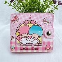 ราคา QNQN Sanrio การ์ตูนน่ารักพับ PU กระเป๋าสตางค์ สุภาพสตรีแฟชั่นใหม่เหรียญกระเป๋าสตางค์ กระเป๋าเงิน การ์ตูนสั้นพิมพ์พับกระเป๋าสตางค์ กระเป๋าใส่บัตรมินิ (24240238655)