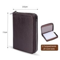 ราคา กระเป๋าสตางค์ผู้ชายแบบอเนกประสงค์แฟชั่น กระเป๋าใส่บัตรขยายหนัง PU กระเป๋าใส่บัตรเครดิตความจุขนาดใหญ่ กระเป๋าสตางค์ใส่บัตรประจำตัว กระเป๋าใส่บัตรป้องกันแม่เหล็ก กระเป๋าซิปสำหรับผู้ชายนักธุรกิจ (2443574